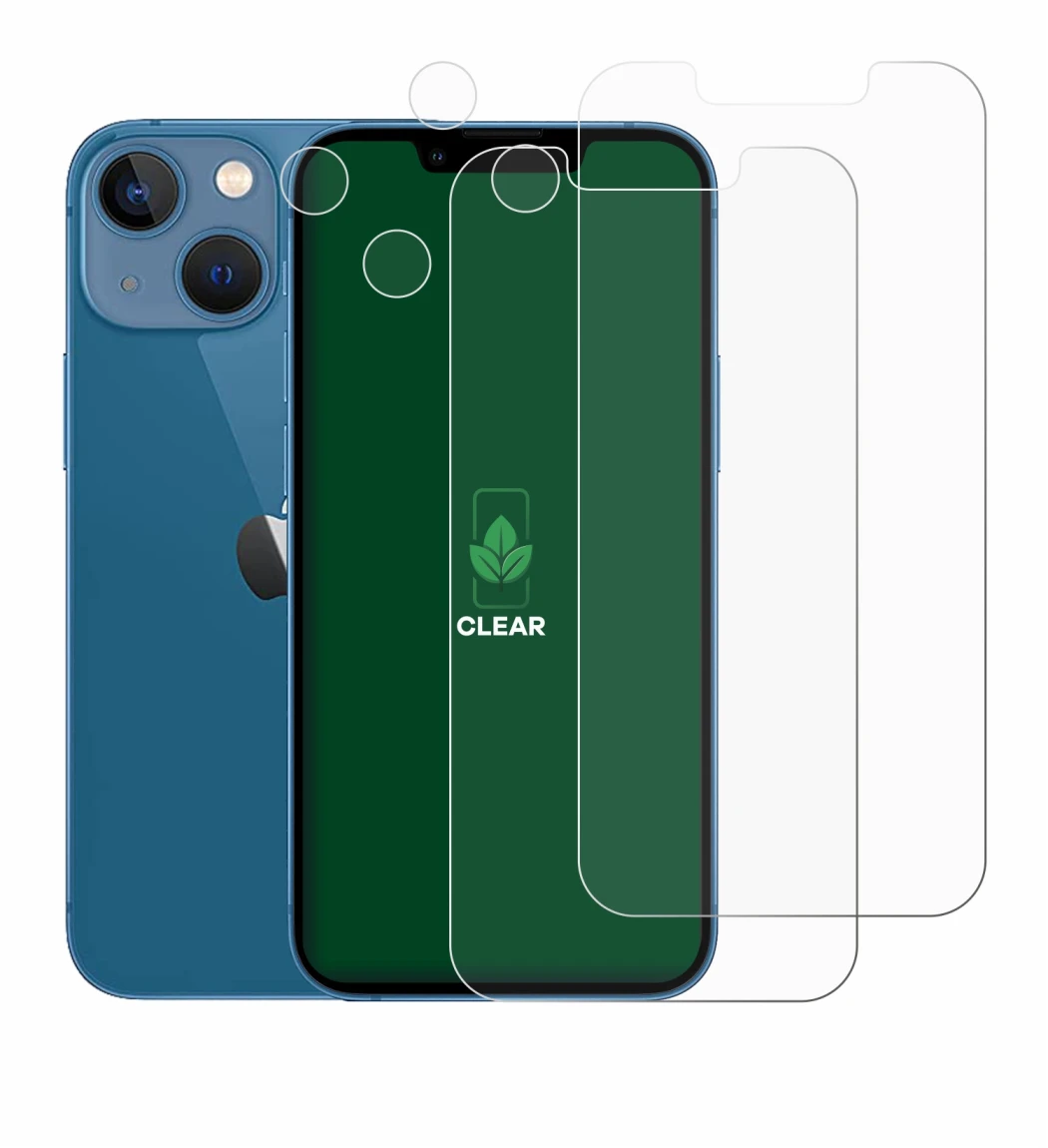 Image de l'appareil Apple iPhone 13 mini (Avant+Caméra) avec une grande variété de protections d'écran.