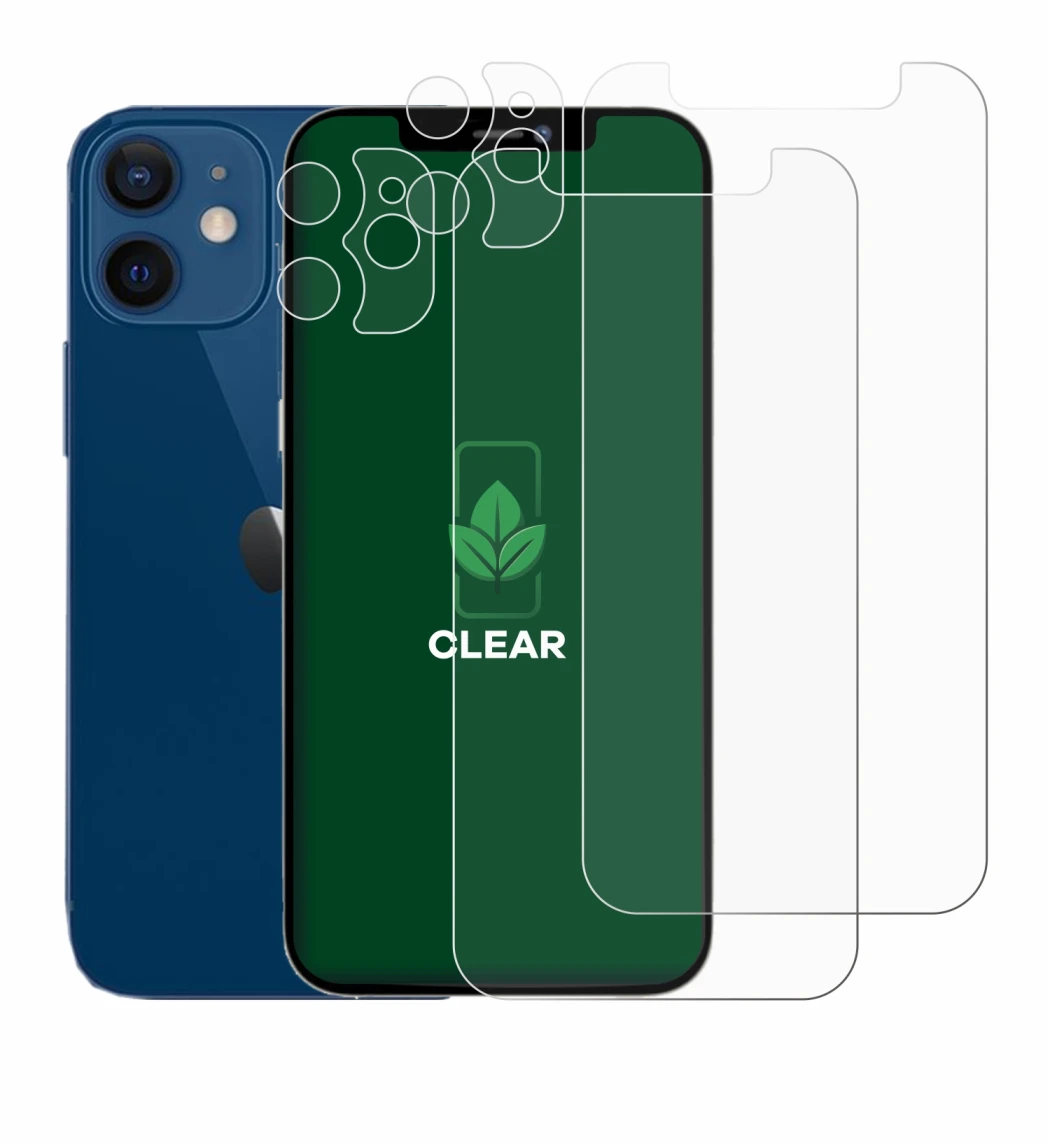 Image de l'appareil Apple iPhone 12 mini (Avant+Caméra) avec une grande variété de protections d'écran.