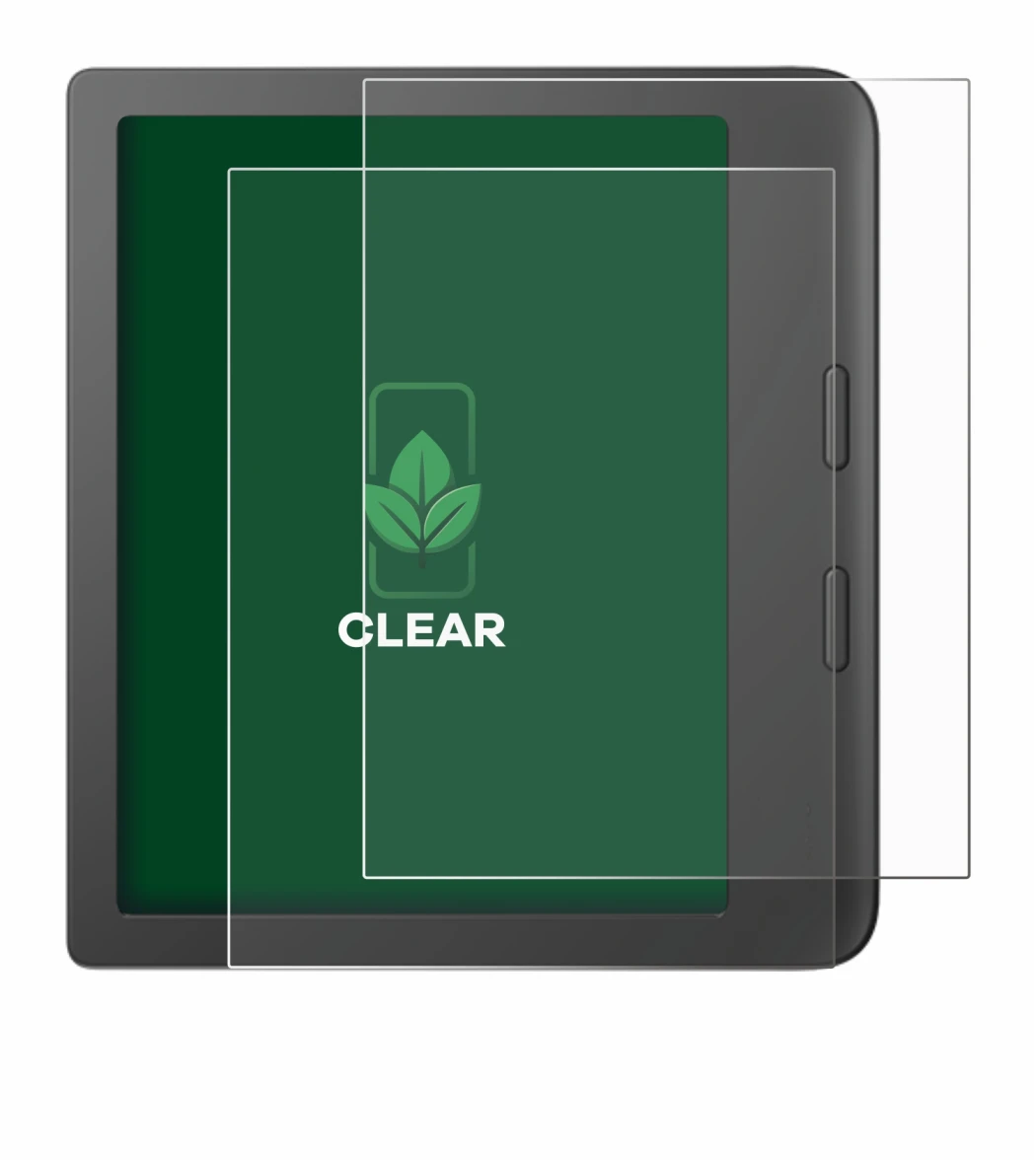 Image de l'appareil Tolino Vision 6 avec une grande variété de protections d'écran.