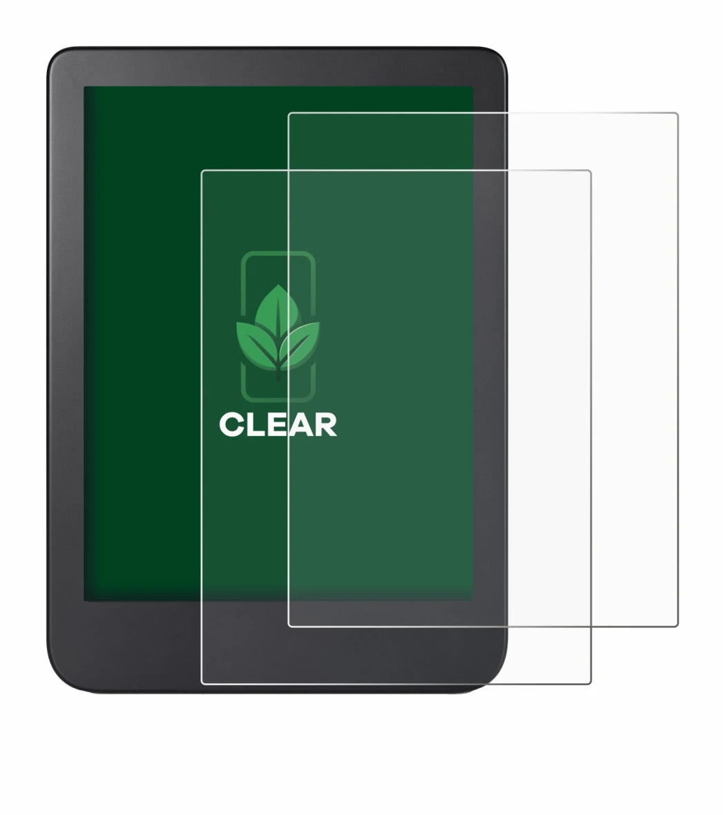 Image de l'appareil Kobo Clara 2E avec une grande variété de protections d'écran.