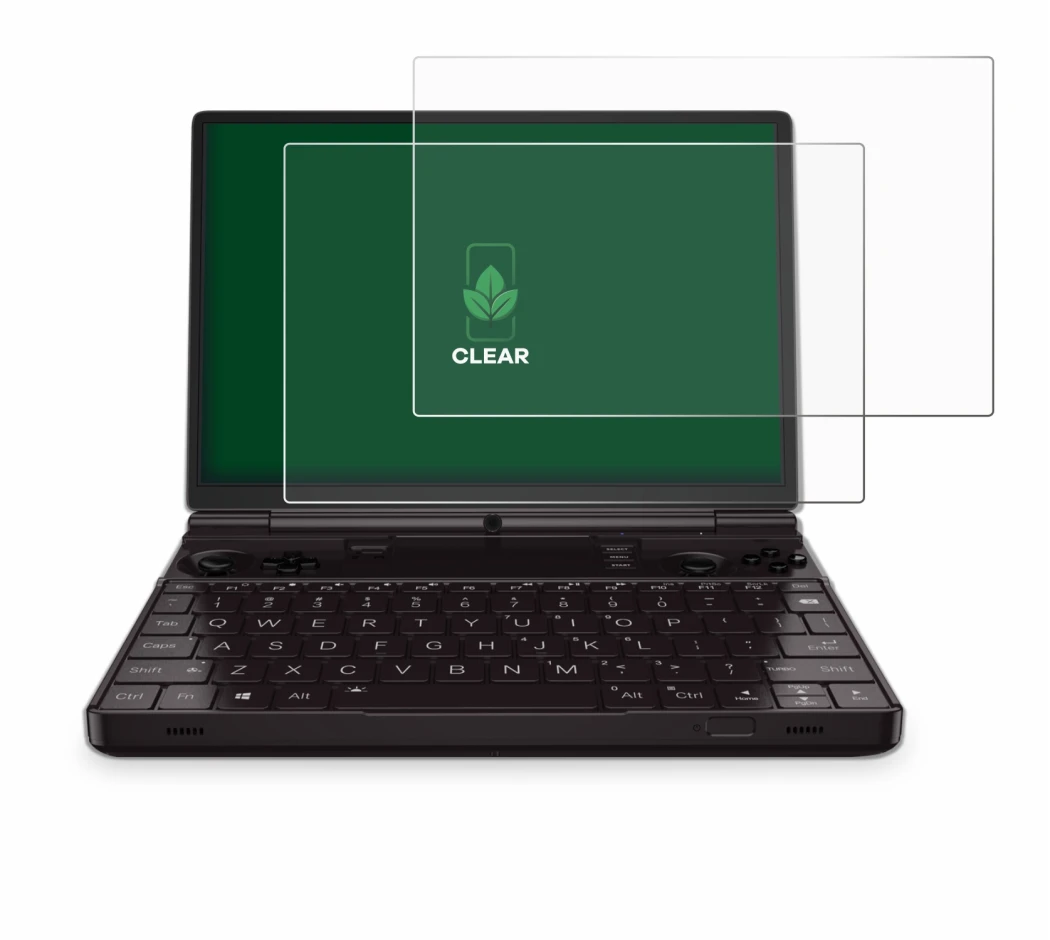 Image de l'appareil GPD Win Max 2 avec une grande variété de protections d'écran.