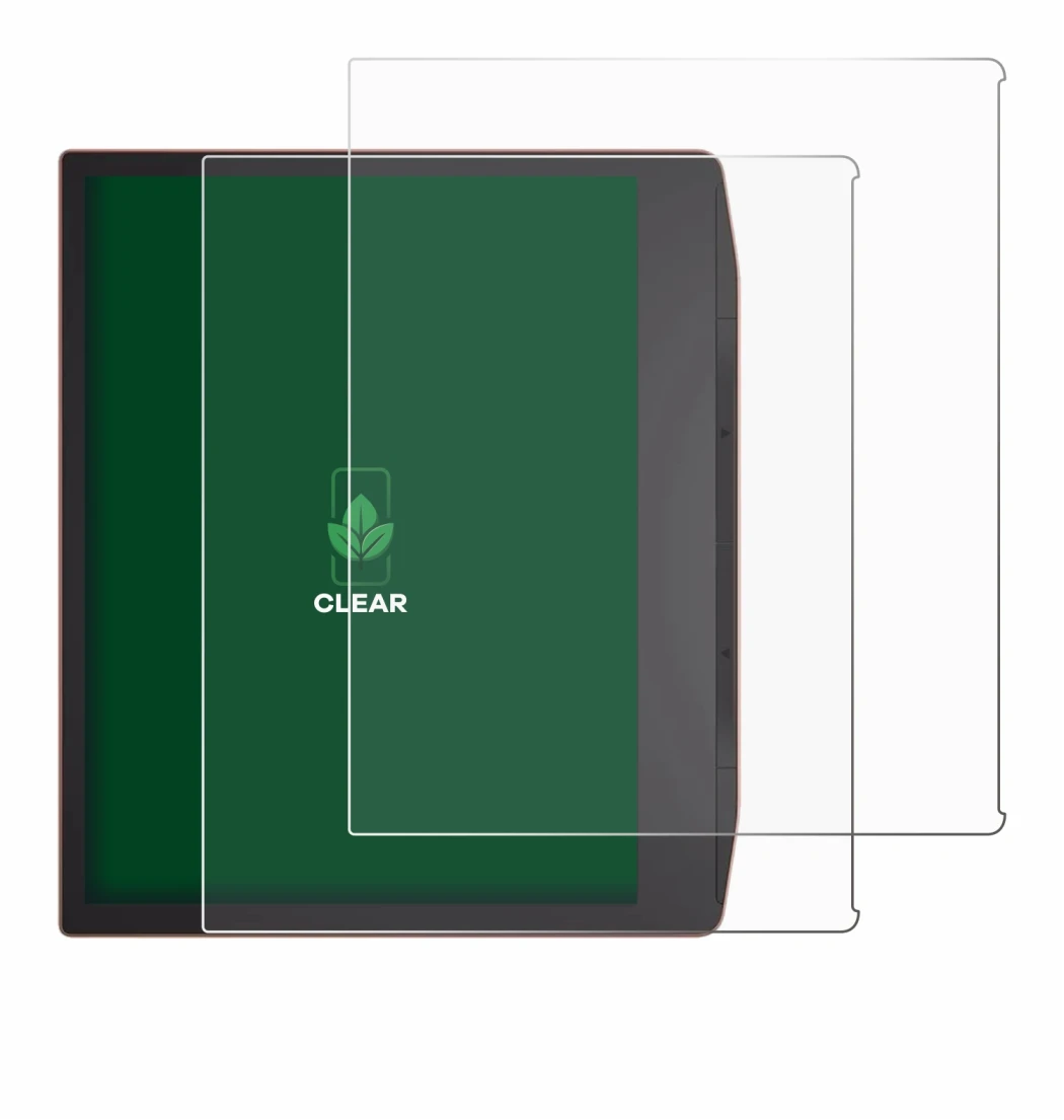 Image de l'appareil PocketBook Era avec une grande variété de protections d'écran.