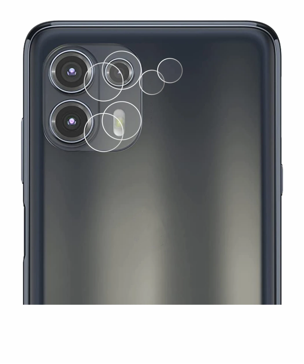 Image de l'appareil Motorola Edge 20 Lite (Caméra UNIQUEMENT) avec une grande variété de protections d'écran.