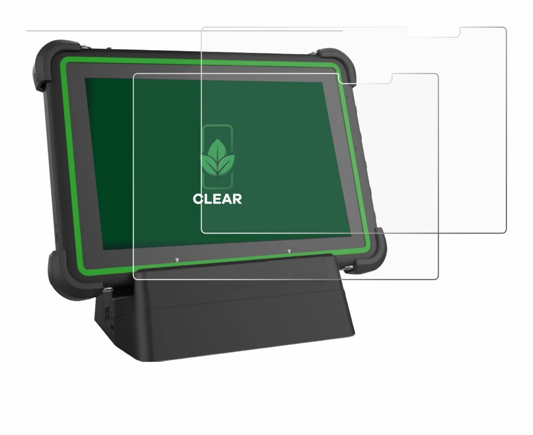 Image de l'appareil Hella Gutmann Mega Macs X (tablet) avec une grande variété de protections d'écran.