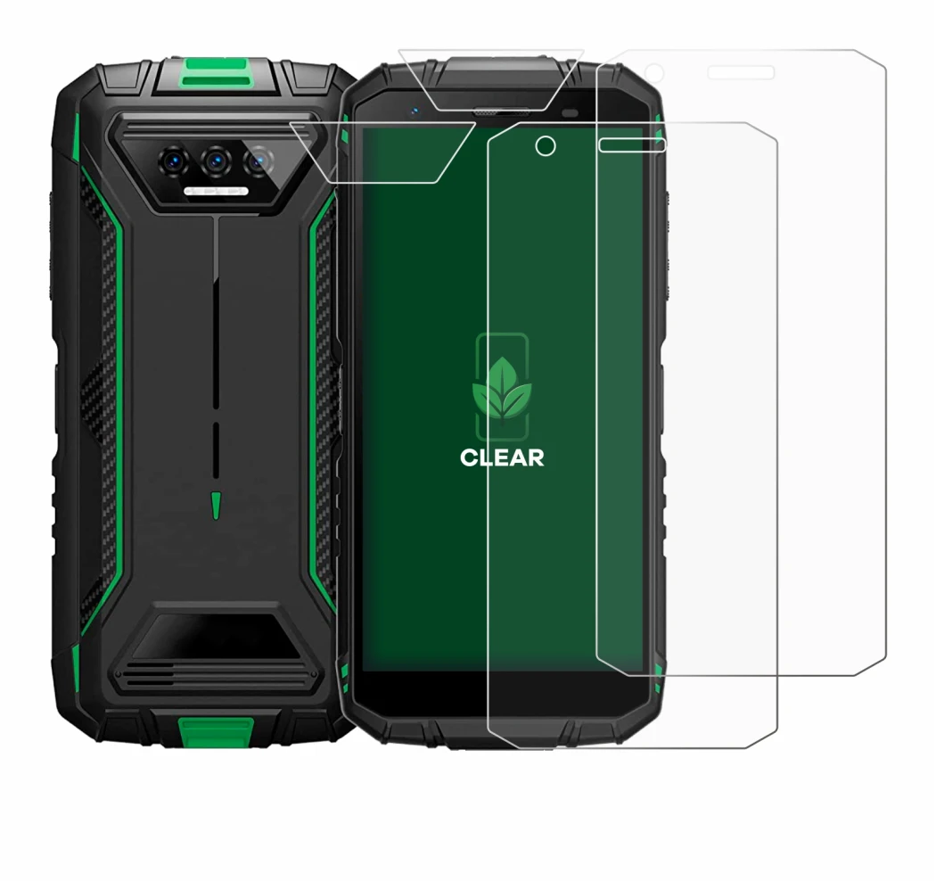 Image de l'appareil Doogee S41 Pro (Avant+Caméra) avec une grande variété de protections d'écran.