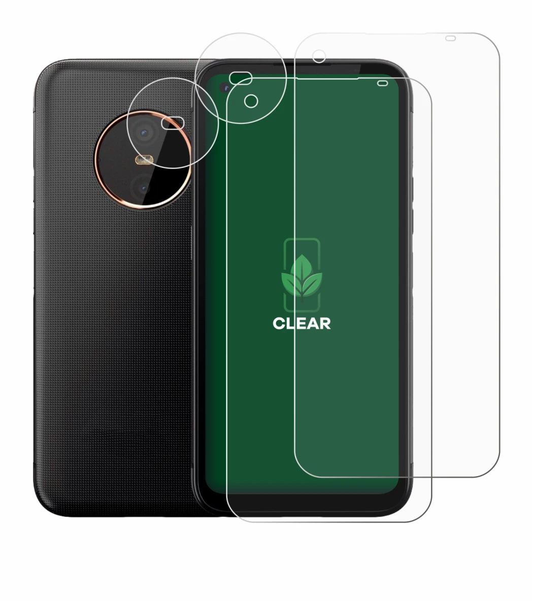 Image de l'appareil Gigaset GX6 (Avant+Caméra) avec une grande variété de protections d'écran.