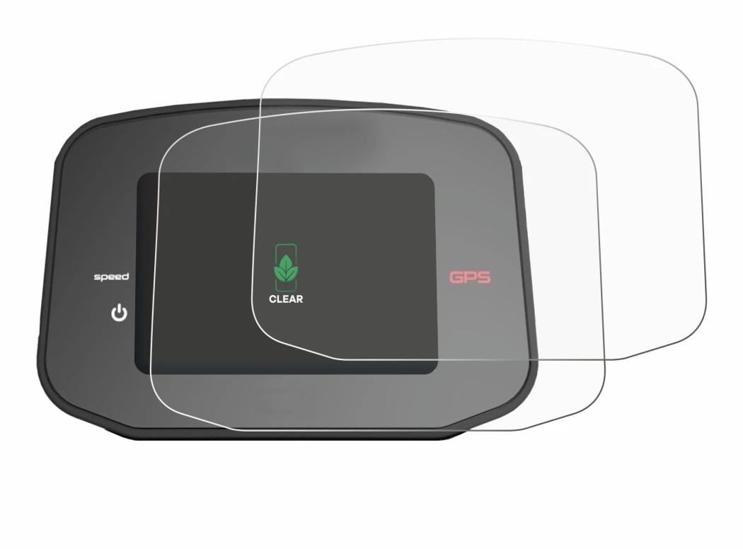 Image de l'appareil PowaKaddy CT8 GPS avec une grande variété de protections d'écran.