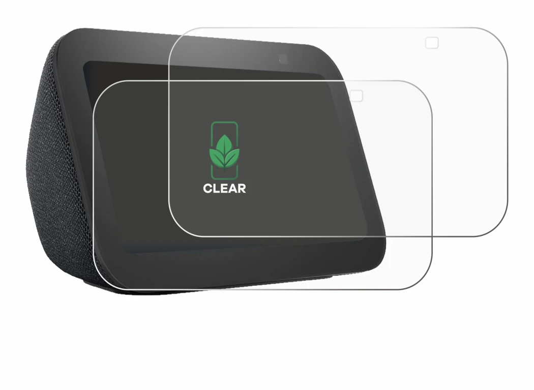 Image de l'appareil Amazon Echo Show 5 (3ème Gen.) avec une grande variété de protections d'écran.