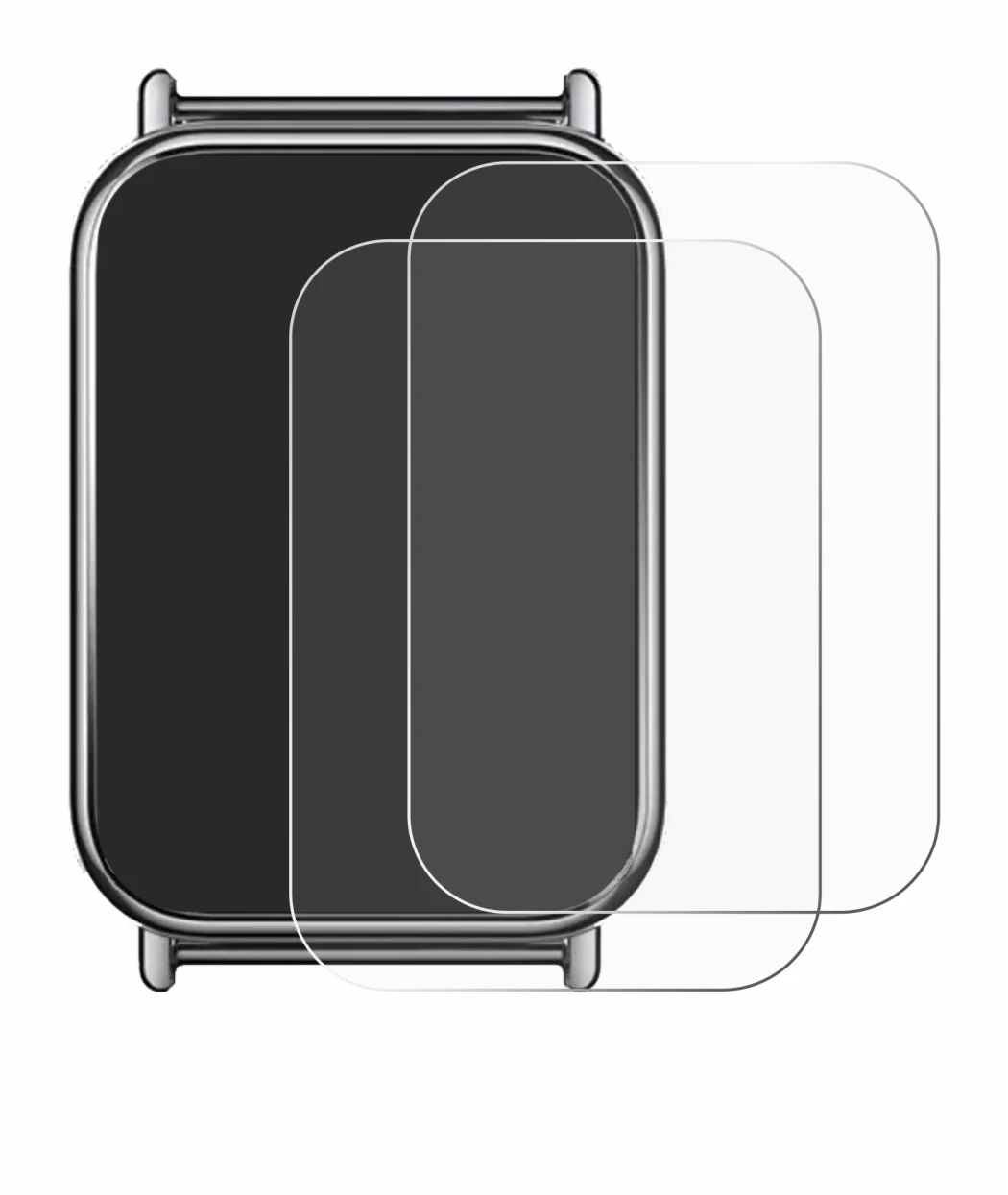 Image de l'appareil Xiaomi Mi Band 8 Pro avec une grande variété de protections d'écran.