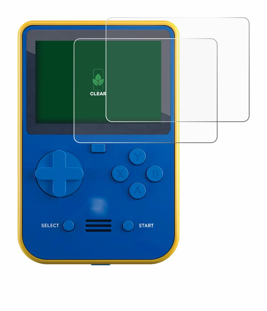 Image de l'appareil Blaze Super Pocket avec une grande variété de protections d'écran.