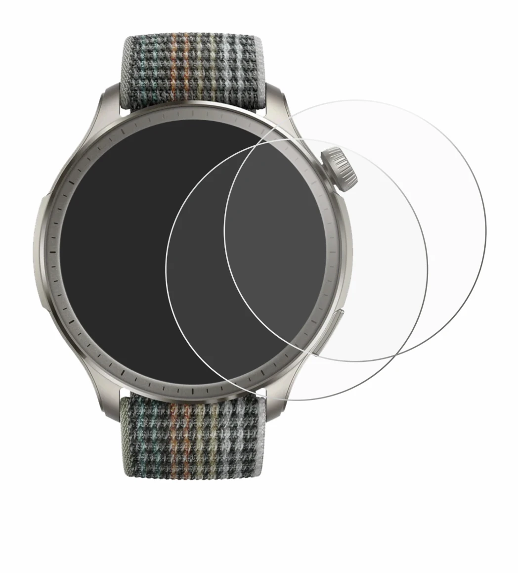 Image de l'appareil Huami Amazfit Balance avec une grande variété de protections d'écran.