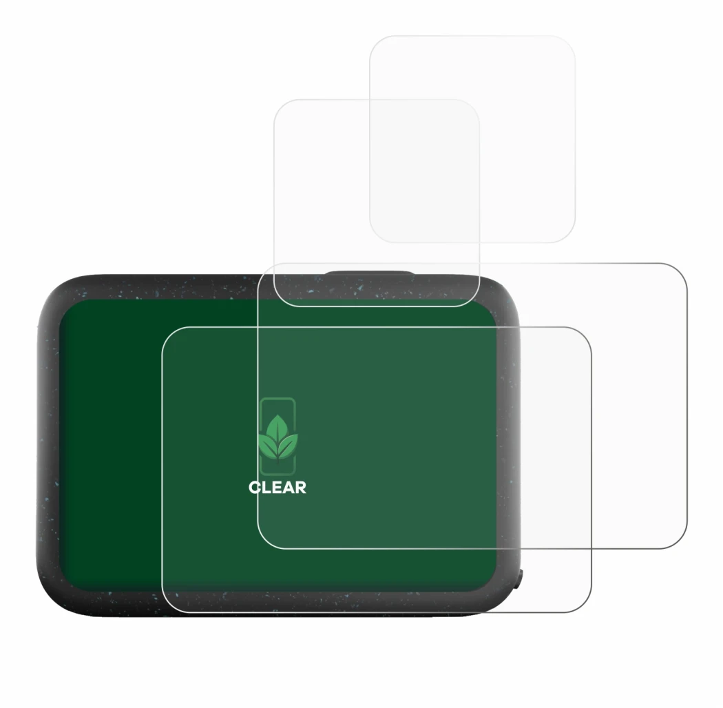 Image de l'appareil GoPro Hero 12 Black avec une grande variété de protections d'écran.