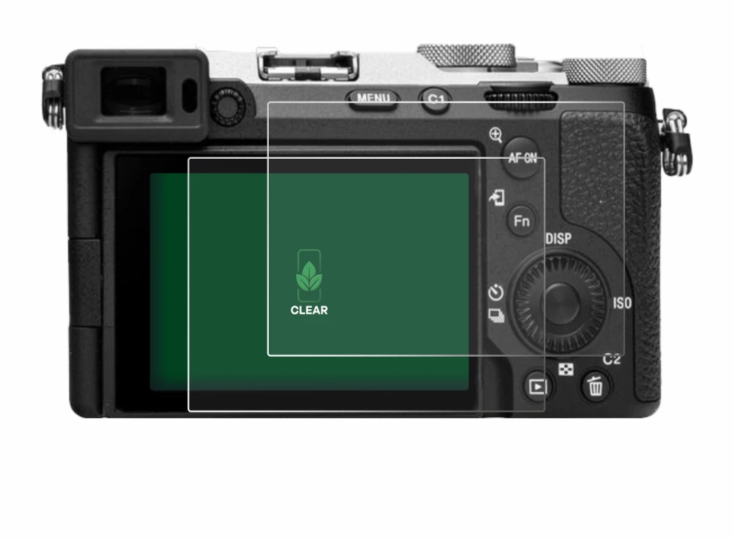 Image de l'appareil Sony Alpha 7C II (ILCE-7CM2) avec une grande variété de protections d'écran.