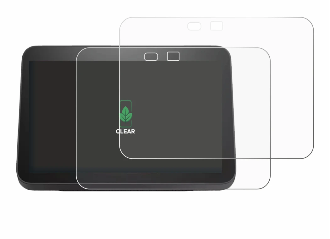 Image de l'appareil Amazon Echo Show 8 2023 (3ème Gen.) avec une grande variété de protections d'écran.