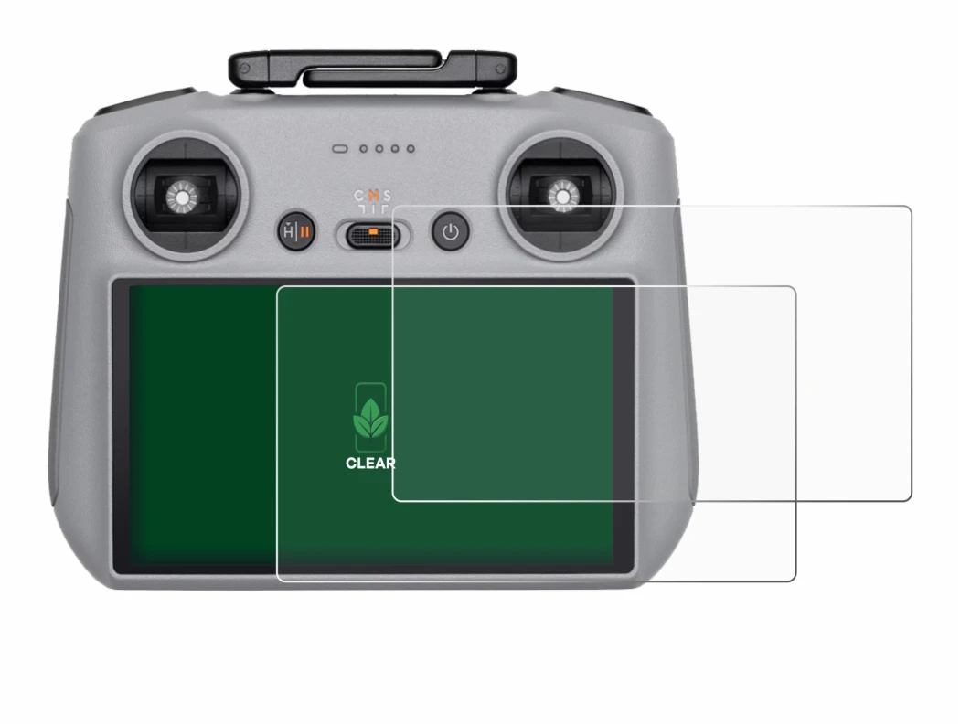Image de l'appareil DJI RC 2 avec une grande variété de protections d'écran.