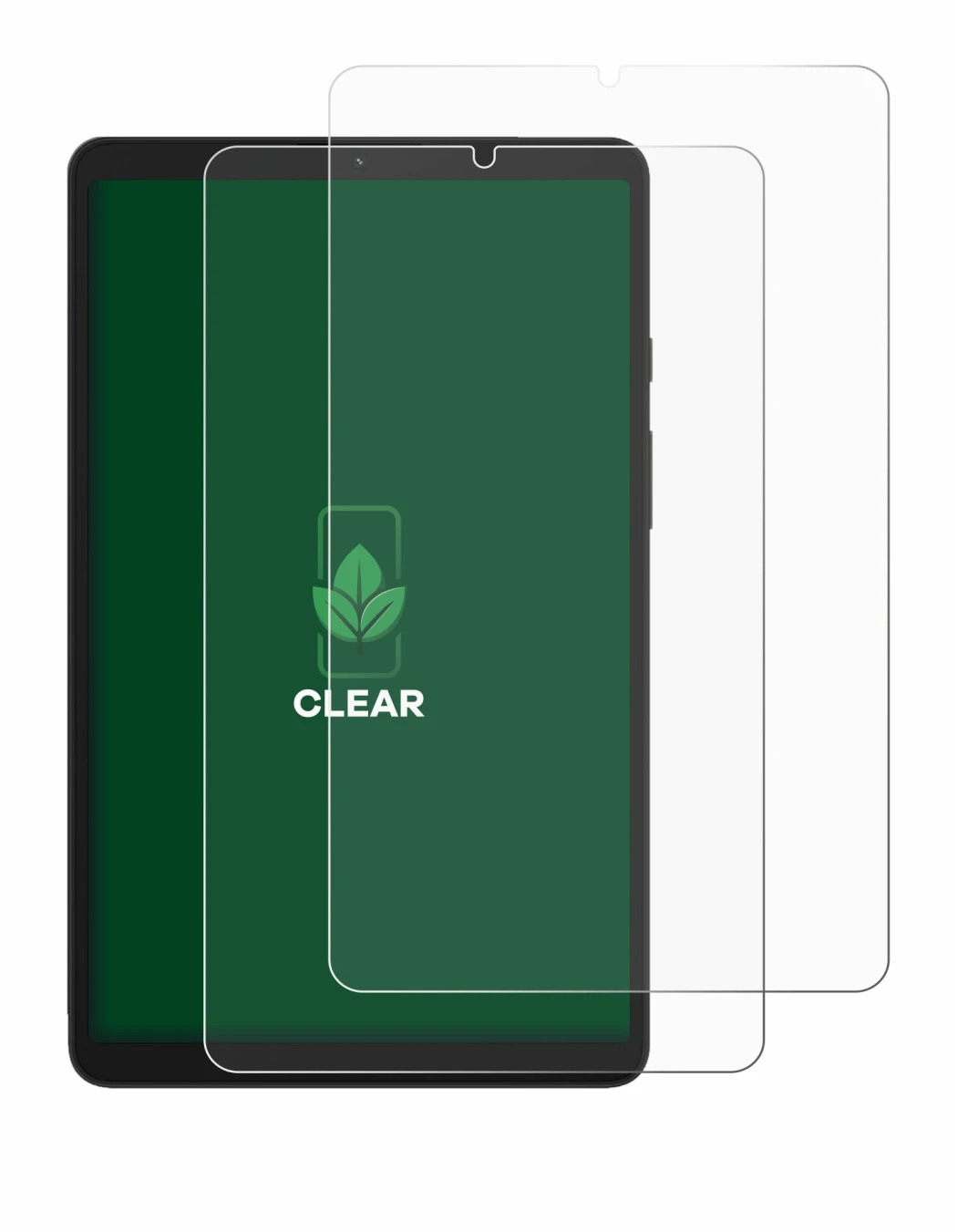 Image de l'appareil Samsung Galaxy Tab A9 LTE avec une grande variété de protections d'écran.