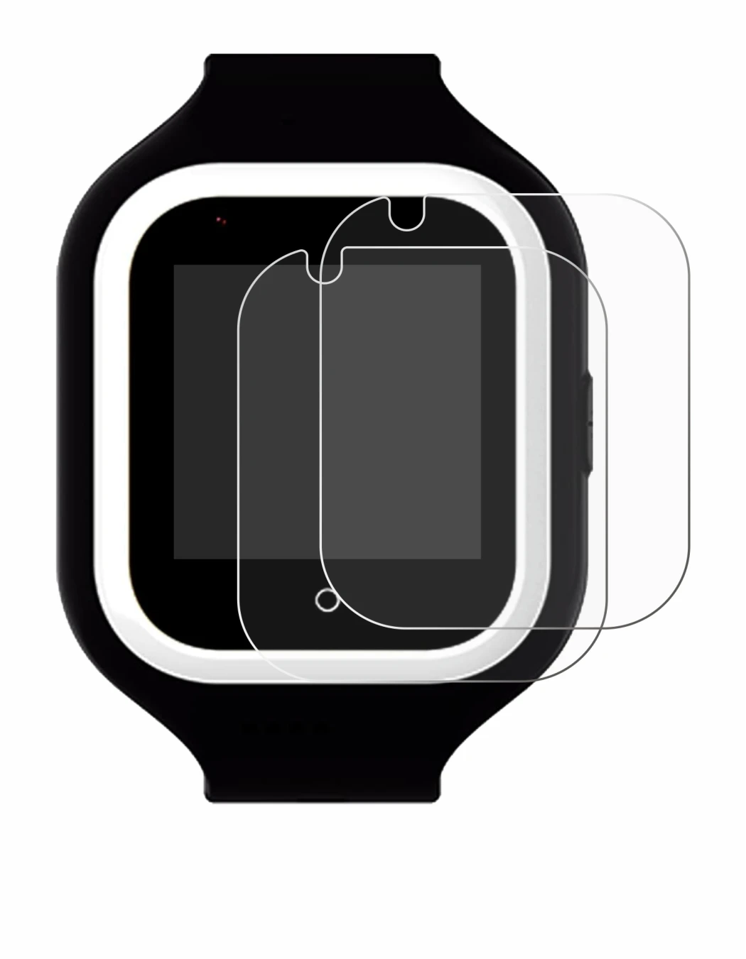 Image de l'appareil SaveFamily Iconic Plus 4G avec une grande variété de protections d'écran.