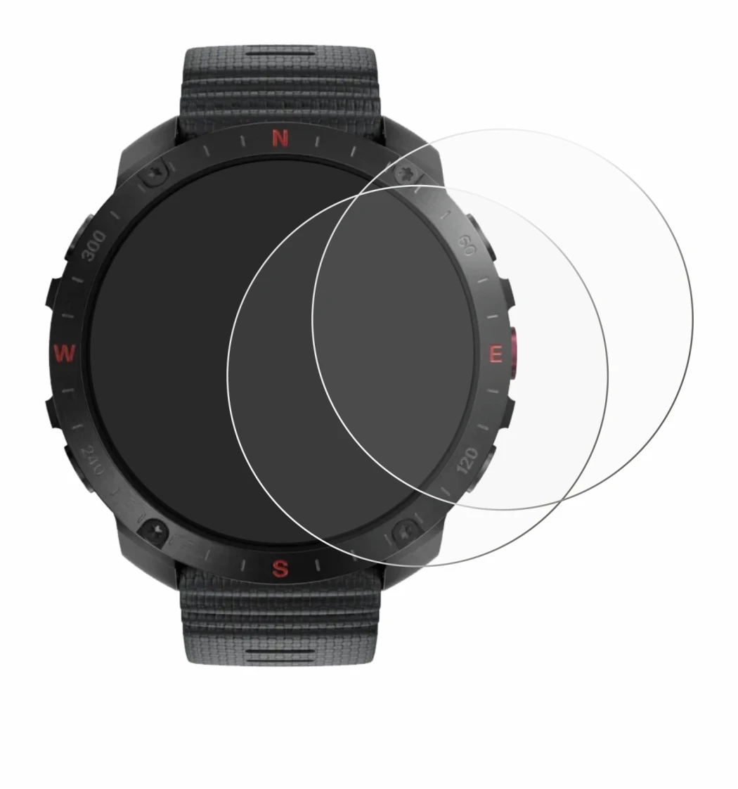 Image de l'appareil Polar Grit X2 Pro avec une grande variété de protections d'écran.