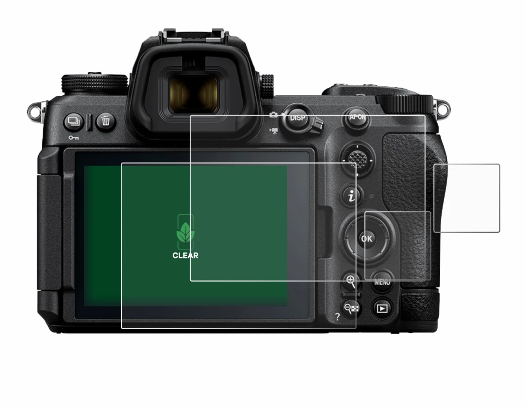 Image de l'appareil Nikon Z6 III avec une grande variété de protections d'écran.