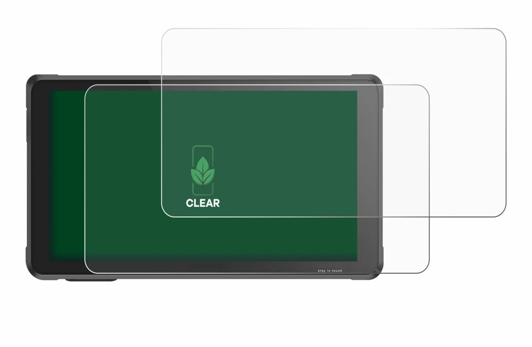 Image de l'appareil Interphone RideSync Sync55 avec une grande variété de protections d'écran.