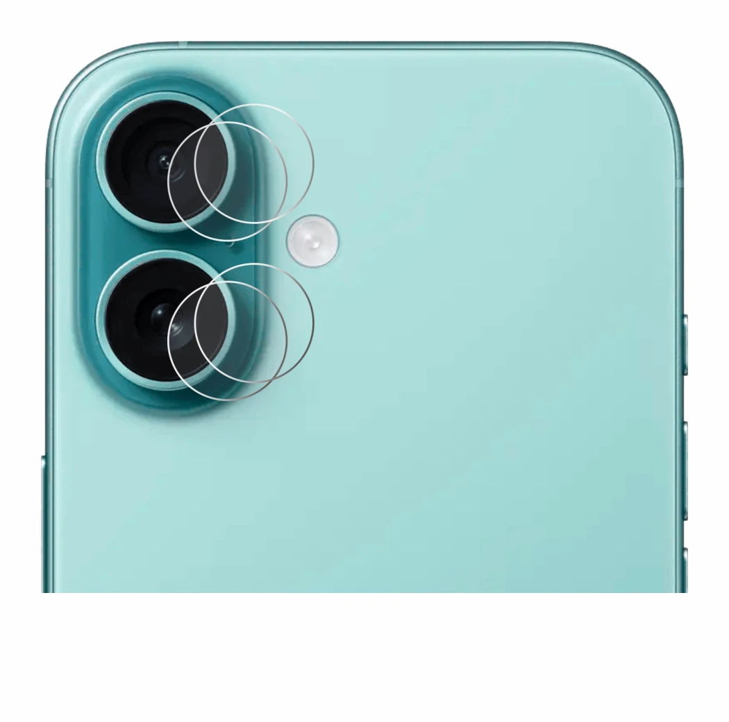 Image de l'appareil Apple iPhone 16 Plus (Caméra UNIQUEMENT) avec une grande variété de protections d'écran.