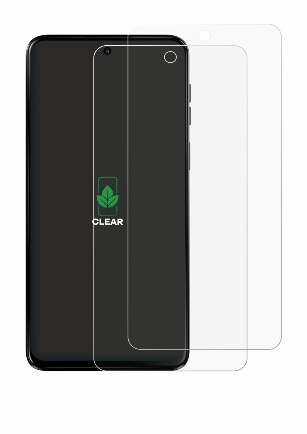 Image de l'appareil Motorola Moto G55 avec une grande variété de protections d'écran.
