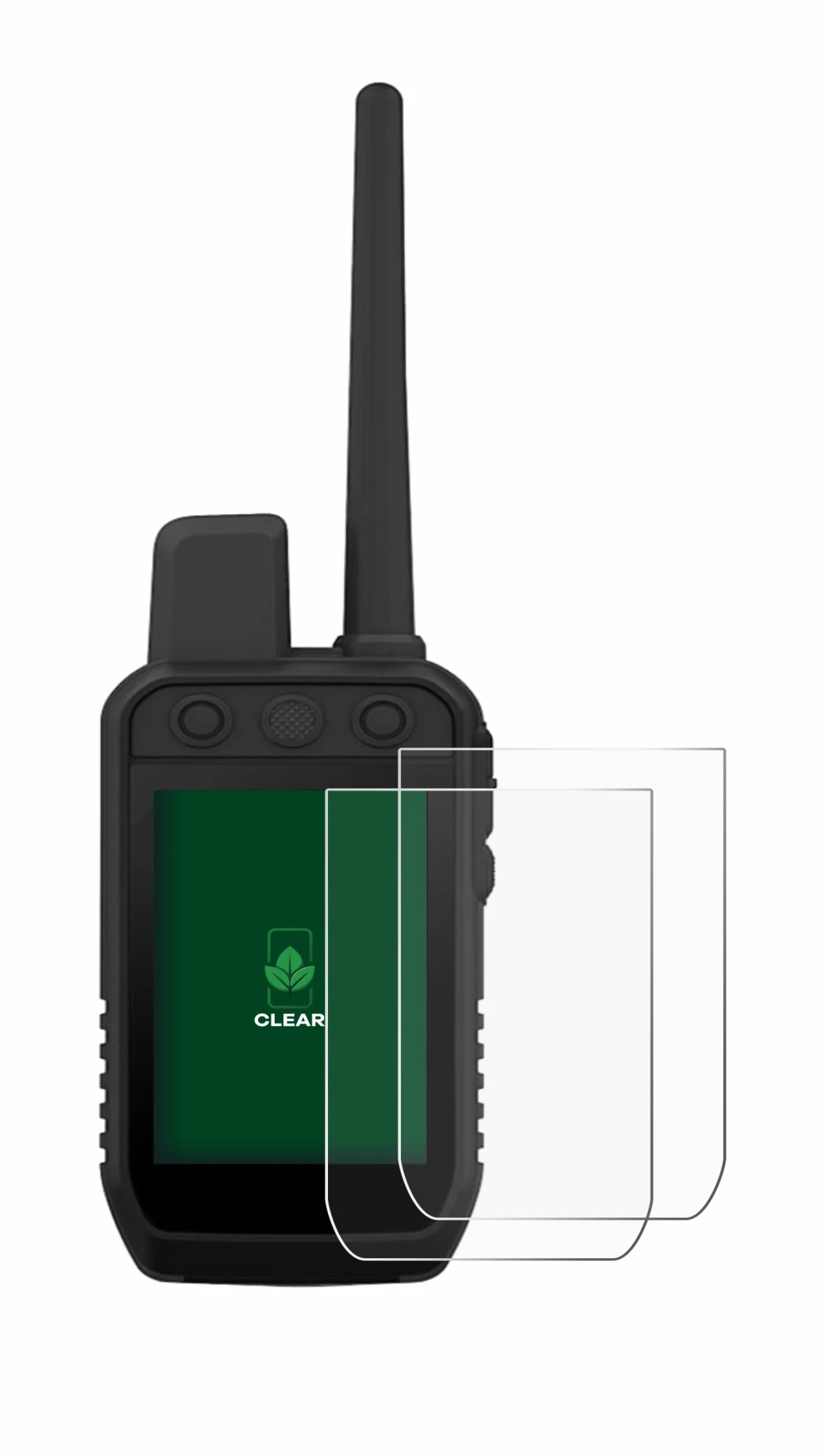 Image de l'appareil Garmin Alpha 300 K avec une grande variété de protections d'écran.