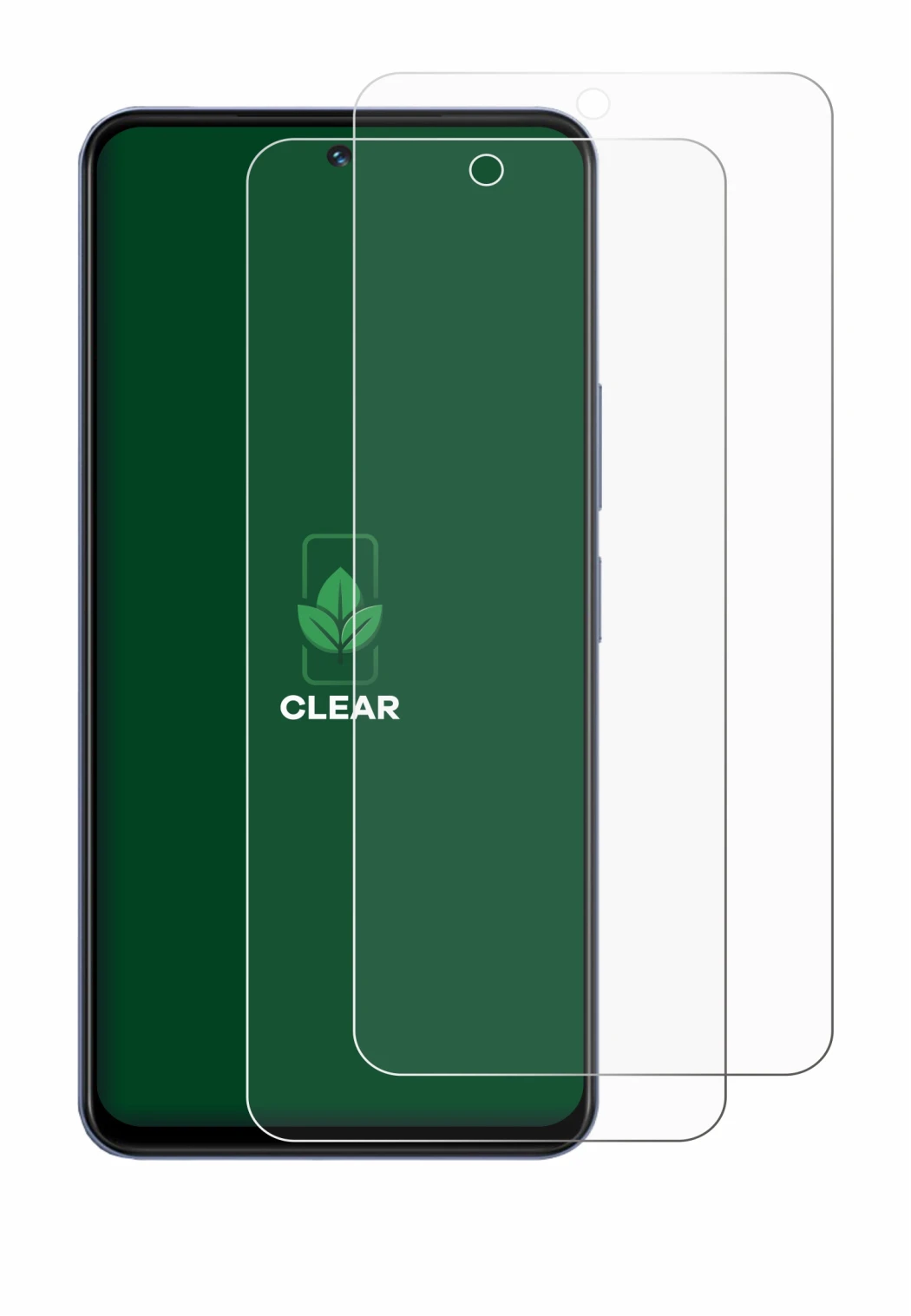 Image de l'appareil Vivo Y19s avec une grande variété de protections d'écran.