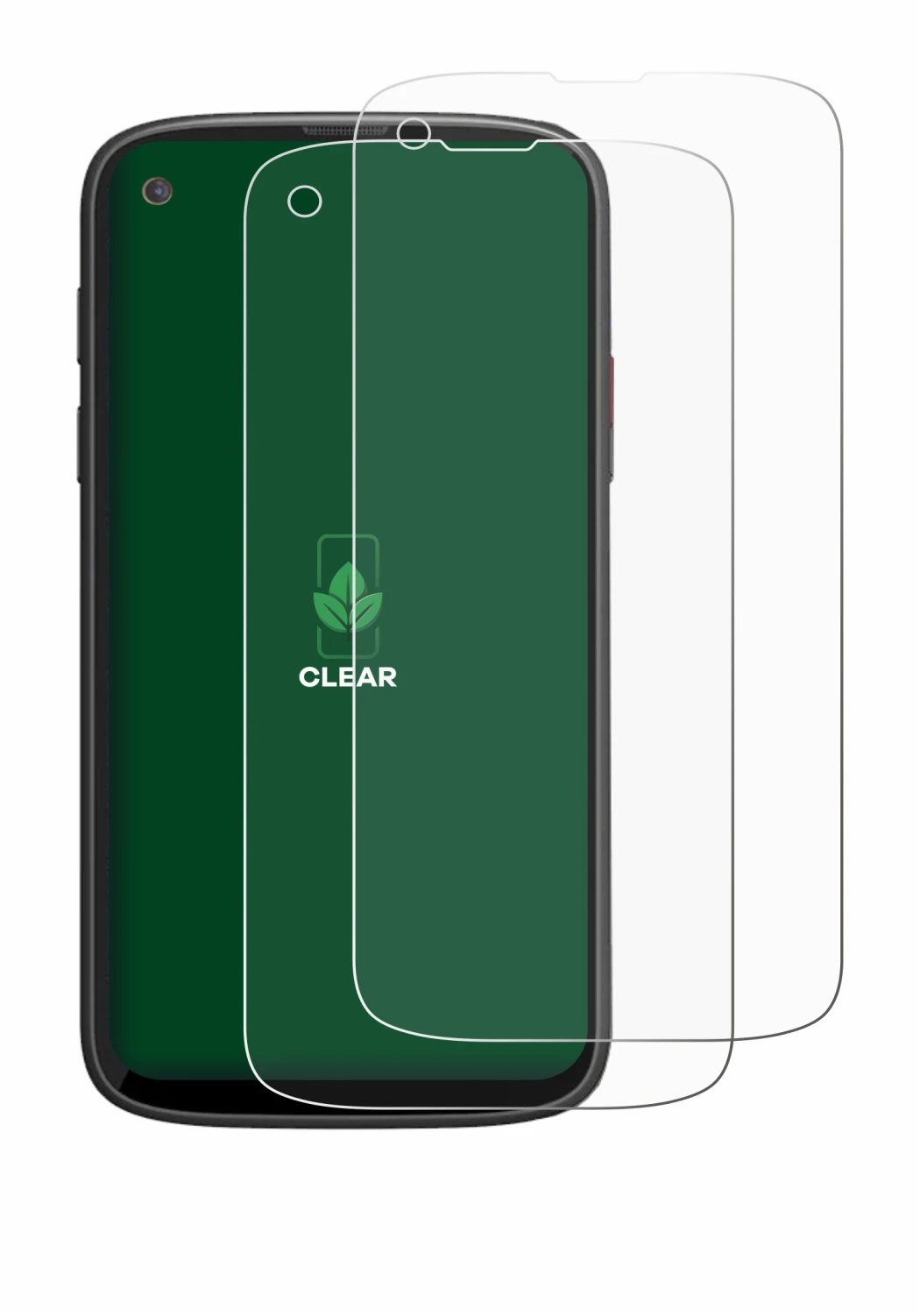 Image de l'appareil Unihertz Jelly Max avec une grande variété de protections d'écran.