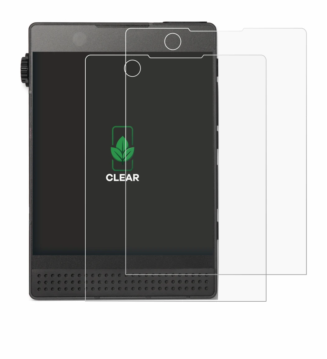 Image de l'appareil Light Phone 3 avec une grande variété de protections d'écran.
