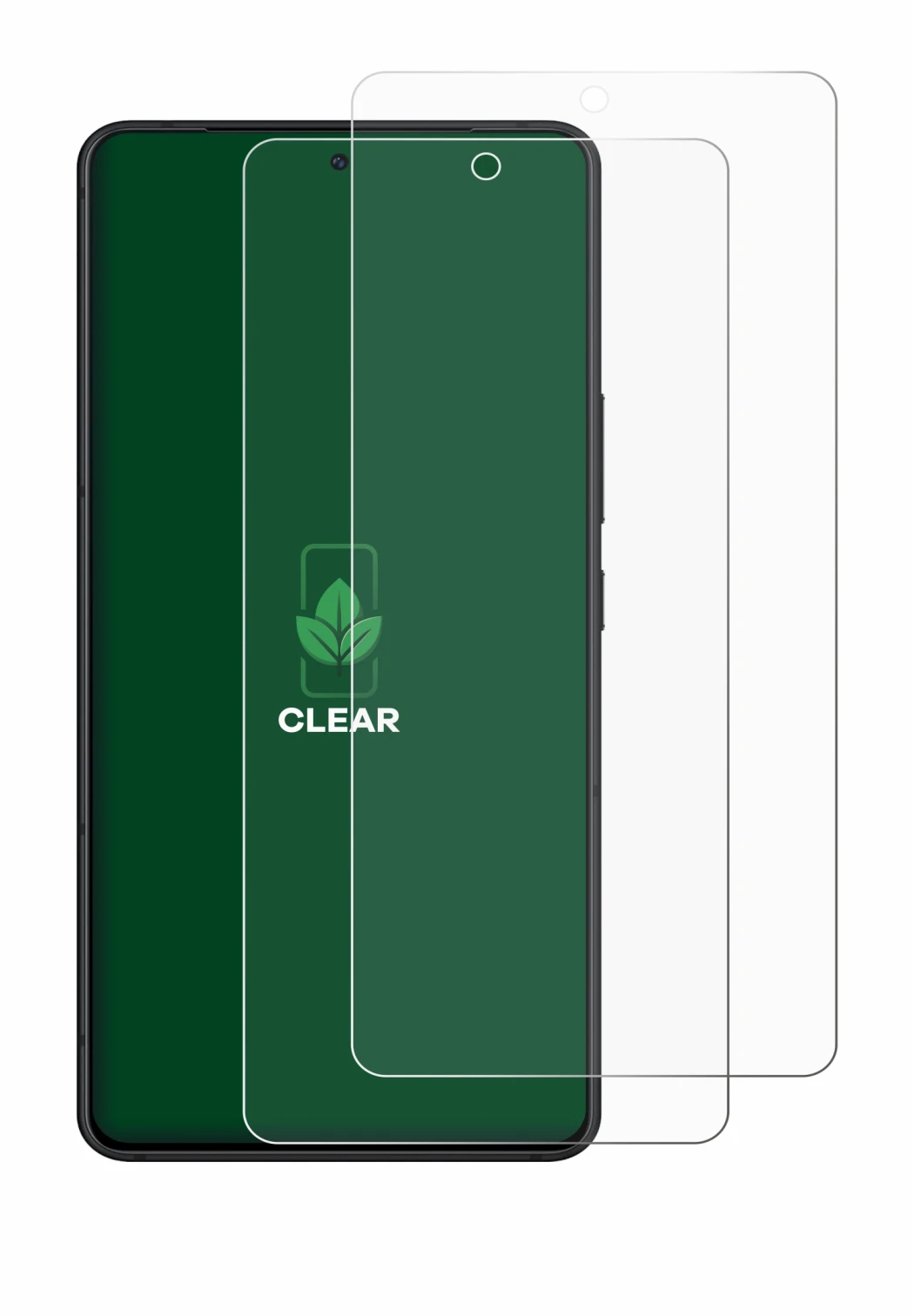 Image de l'appareil ASUS ROG Phone 9 avec une grande variété de protections d'écran.