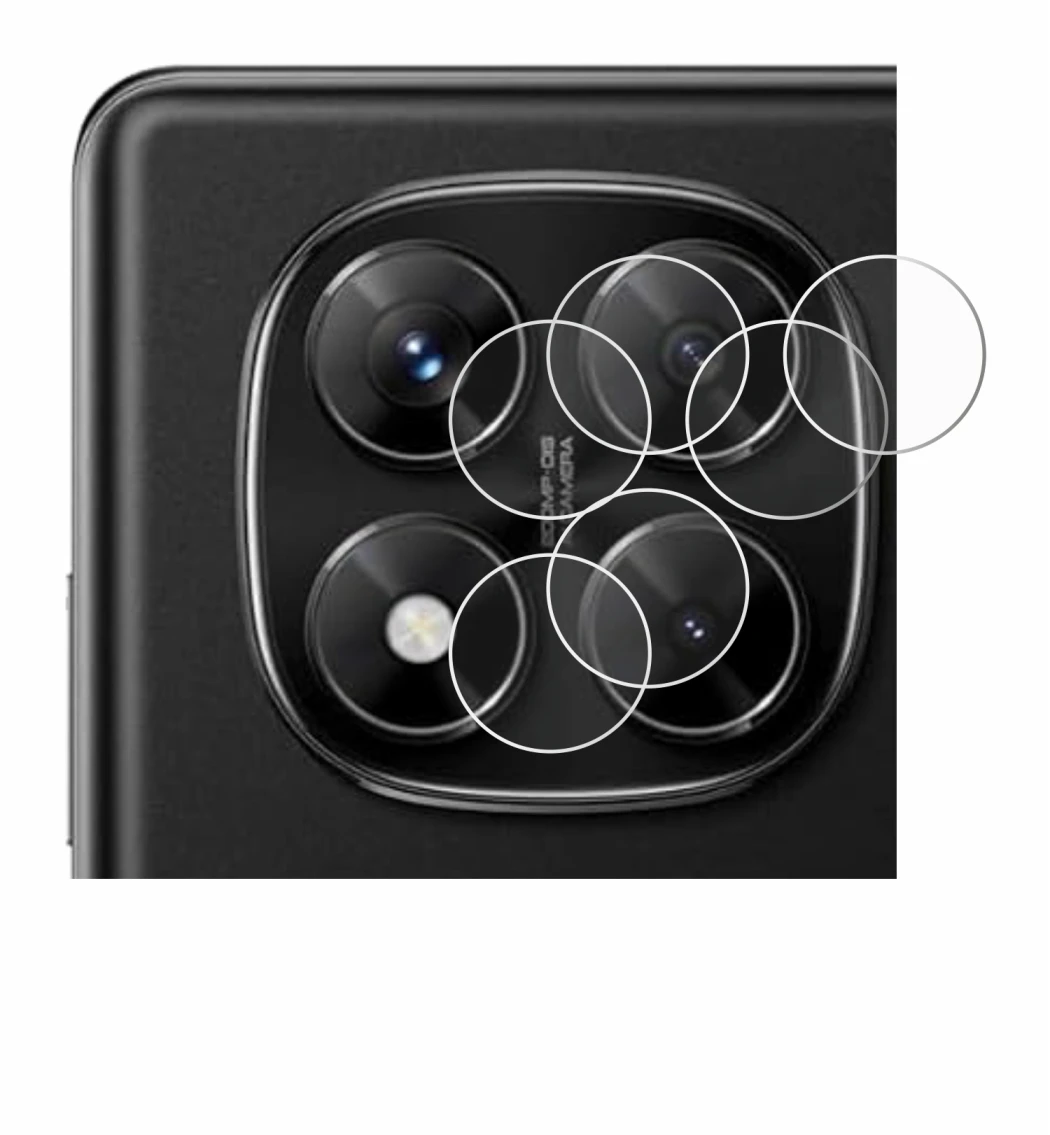 Image de l'appareil Xiaomi Redmi Note 14 Pro (Caméra UNIQUEMENT) avec une grande variété de protections d'écran.