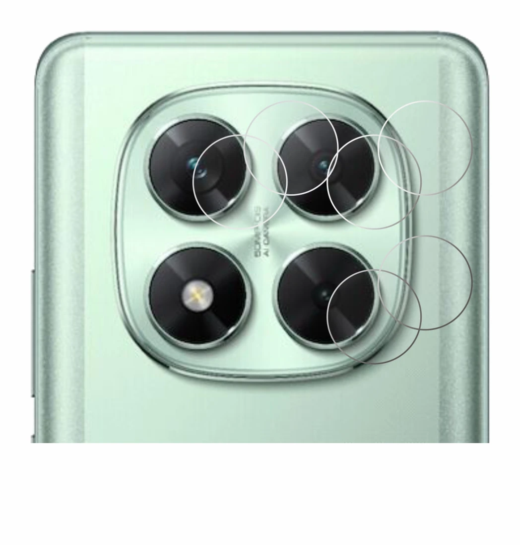 Image de l'appareil Xiaomi Poco X7 (Caméra UNIQUEMENT) avec une grande variété de protections d'écran.