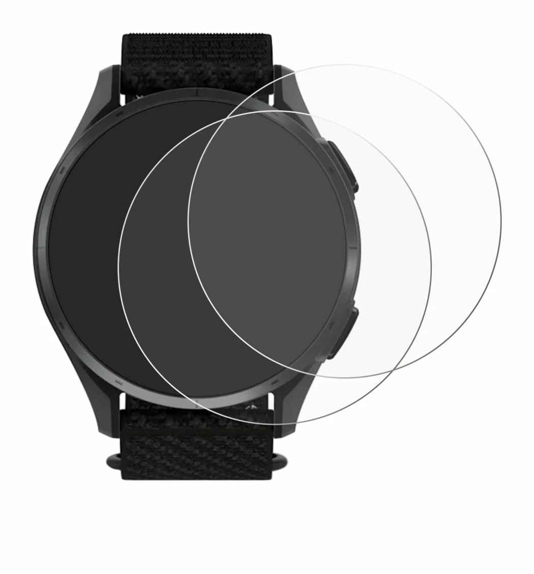 Image de l'appareil Garmin Approach S50 avec une grande variété de protections d'écran.