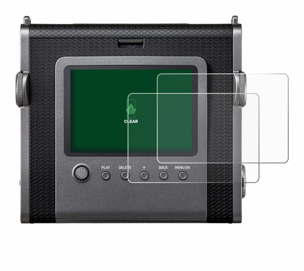 Image de l'appareil Fujifilm Instax Wide Evo avec une grande variété de protections d'écran.