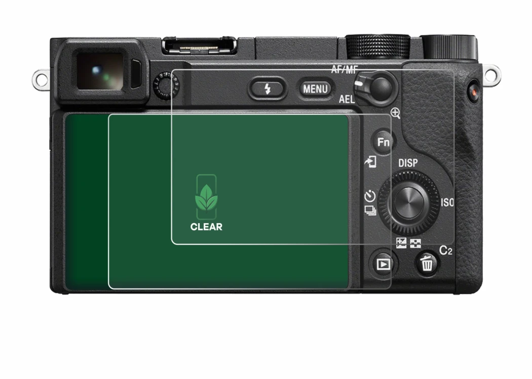 Image de l'appareil Sony Alpha 6100A avec une grande variété de protections d'écran.