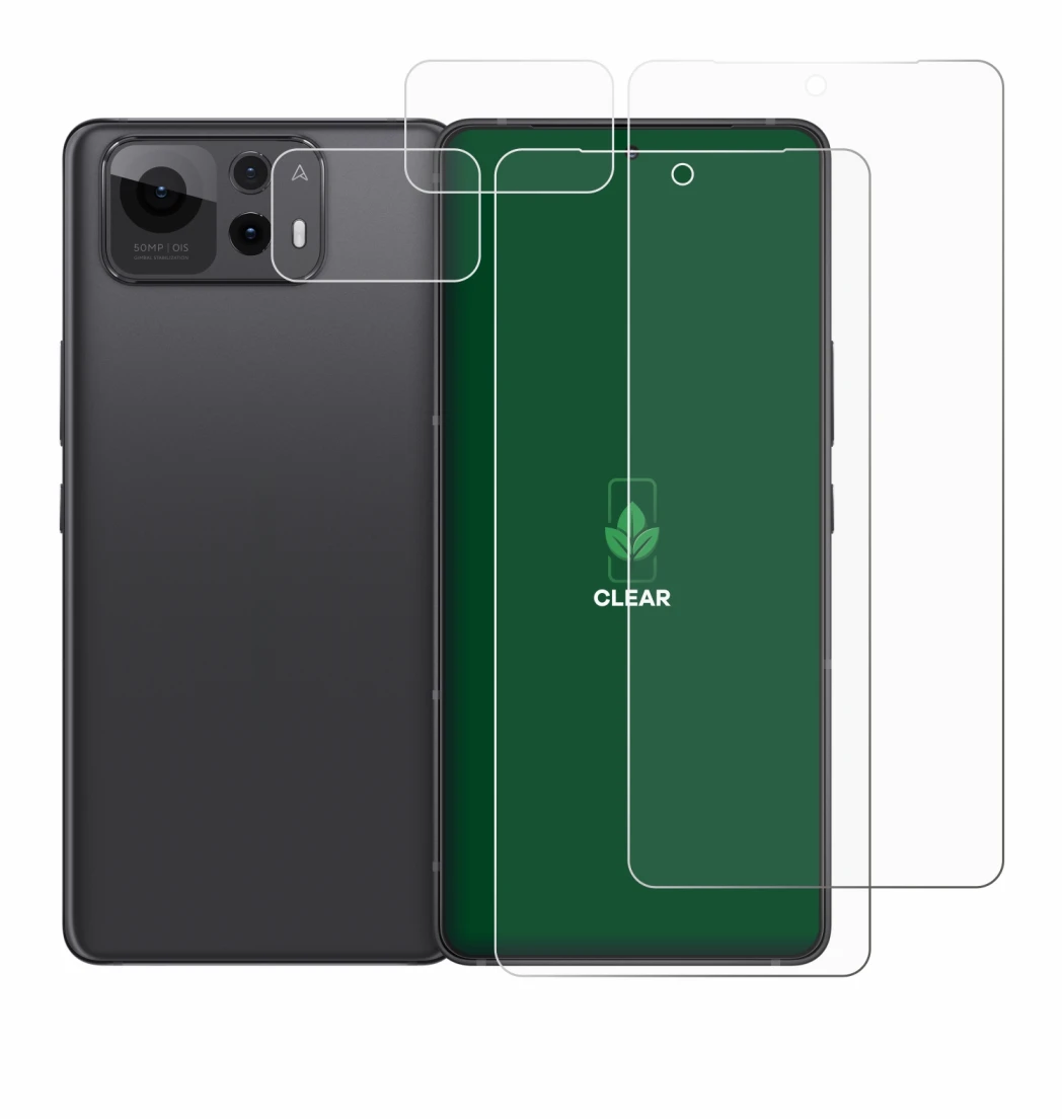 Image de l'appareil ASUS ZenFone 12 Ultra (Avant+Caméra) avec une grande variété de protections d'écran.