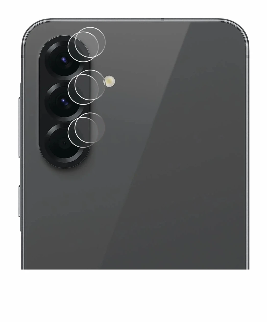 Image de l'appareil Samsung Galaxy A56 5G (Caméra UNIQUEMENT) avec une grande variété de protections d'écran.