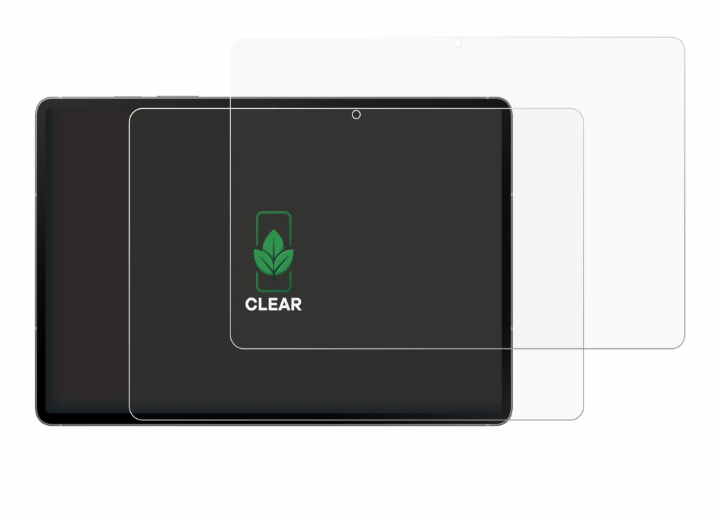 Image de l'appareil Samsung Galaxy Tab S10 FE 5G avec une grande variété de protections d'écran.