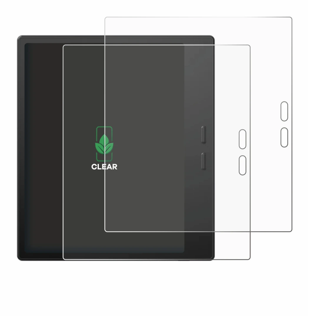 Image de l'appareil Boox Go 7 avec une grande variété de protections d'écran.