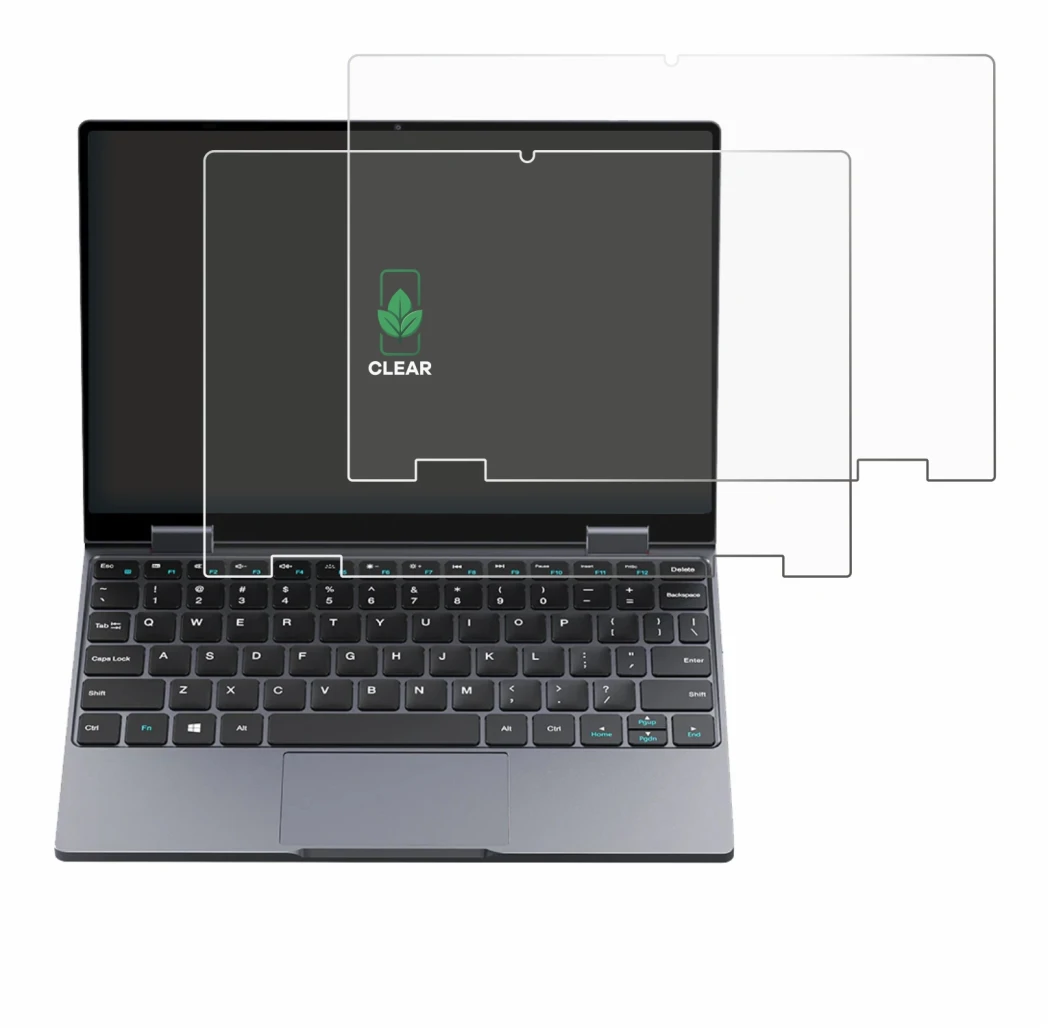 Image de l'appareil Chuwi MiniBook X N150 avec une grande variété de protections d'écran.