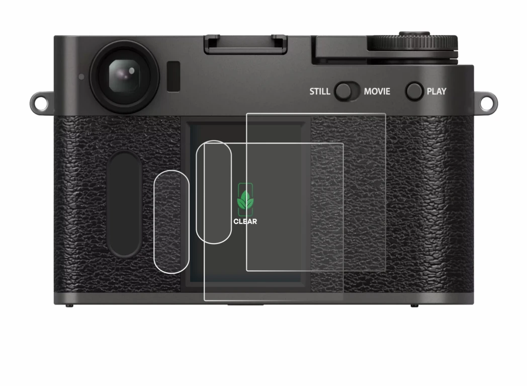 Image de l'appareil Fujifilm X Half X-HF1 avec une grande variété de protections d'écran.