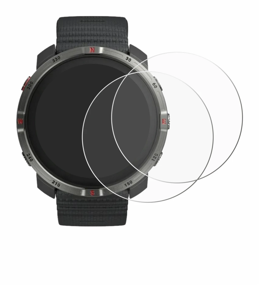 Image de l'appareil Polar Grit X2 avec une grande variété de protections d'écran.