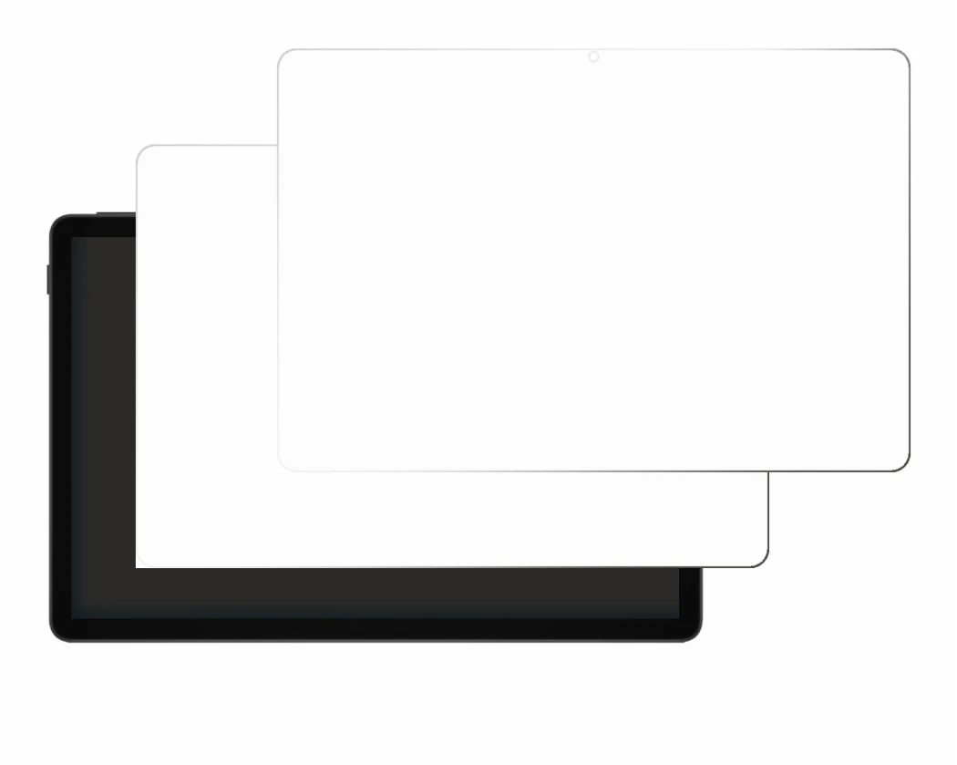 Image de l'appareil Doogee Tab A9 Pro+ avec une grande variété de protections d'écran.