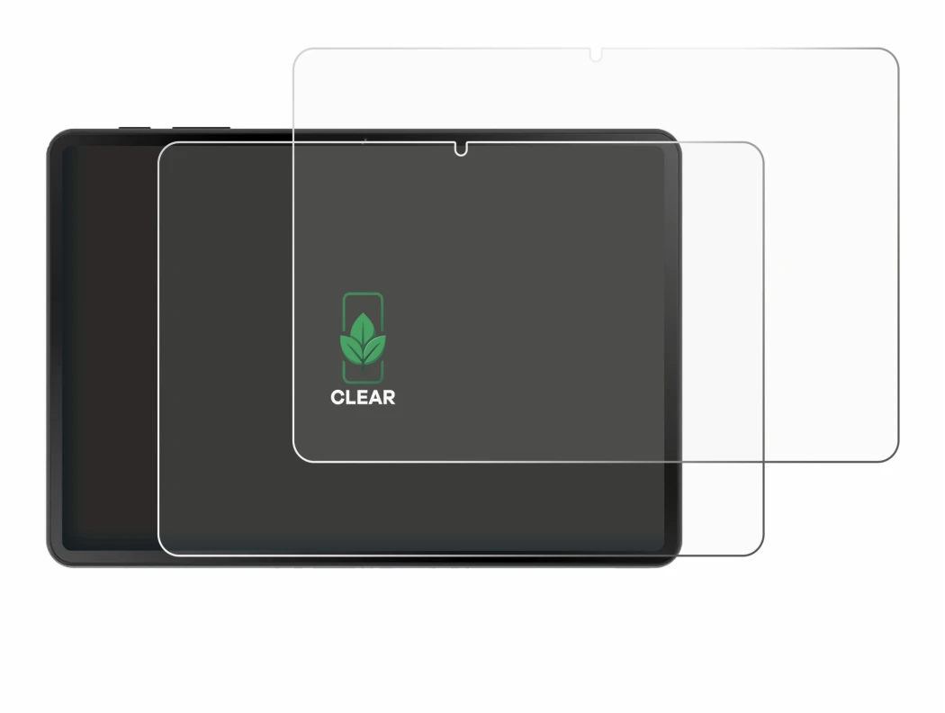 Image de l'appareil Doogee Tab A9 avec une grande variété de protections d'écran.