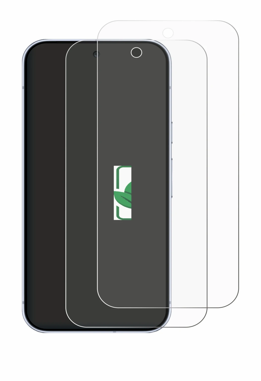 Image de l'appareil Google Pixel 10 Pro avec une grande variété de protections d'écran.