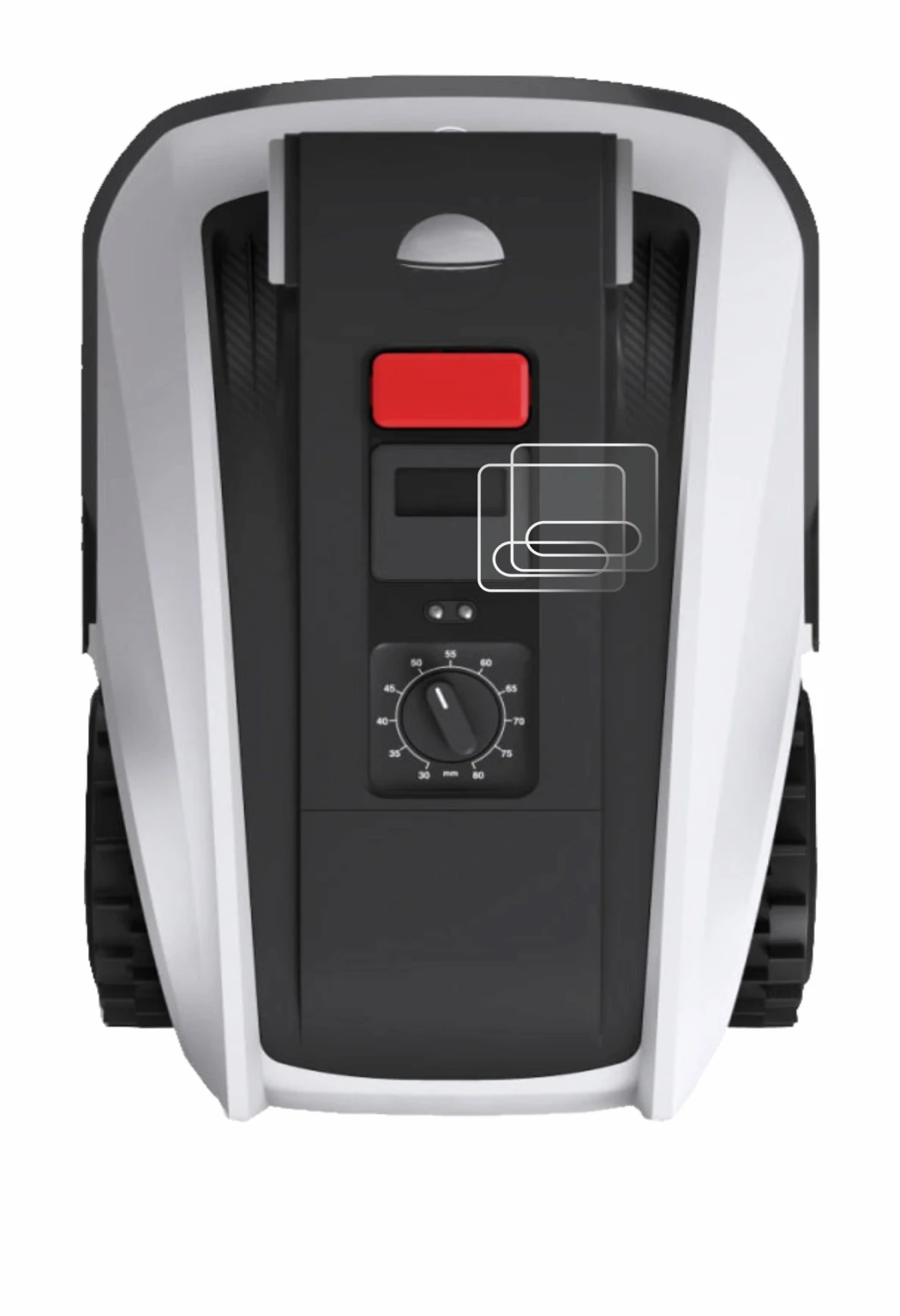 Image de l'appareil Ecovacs Goat O800 RTK avec une grande variété de protections d'écran.