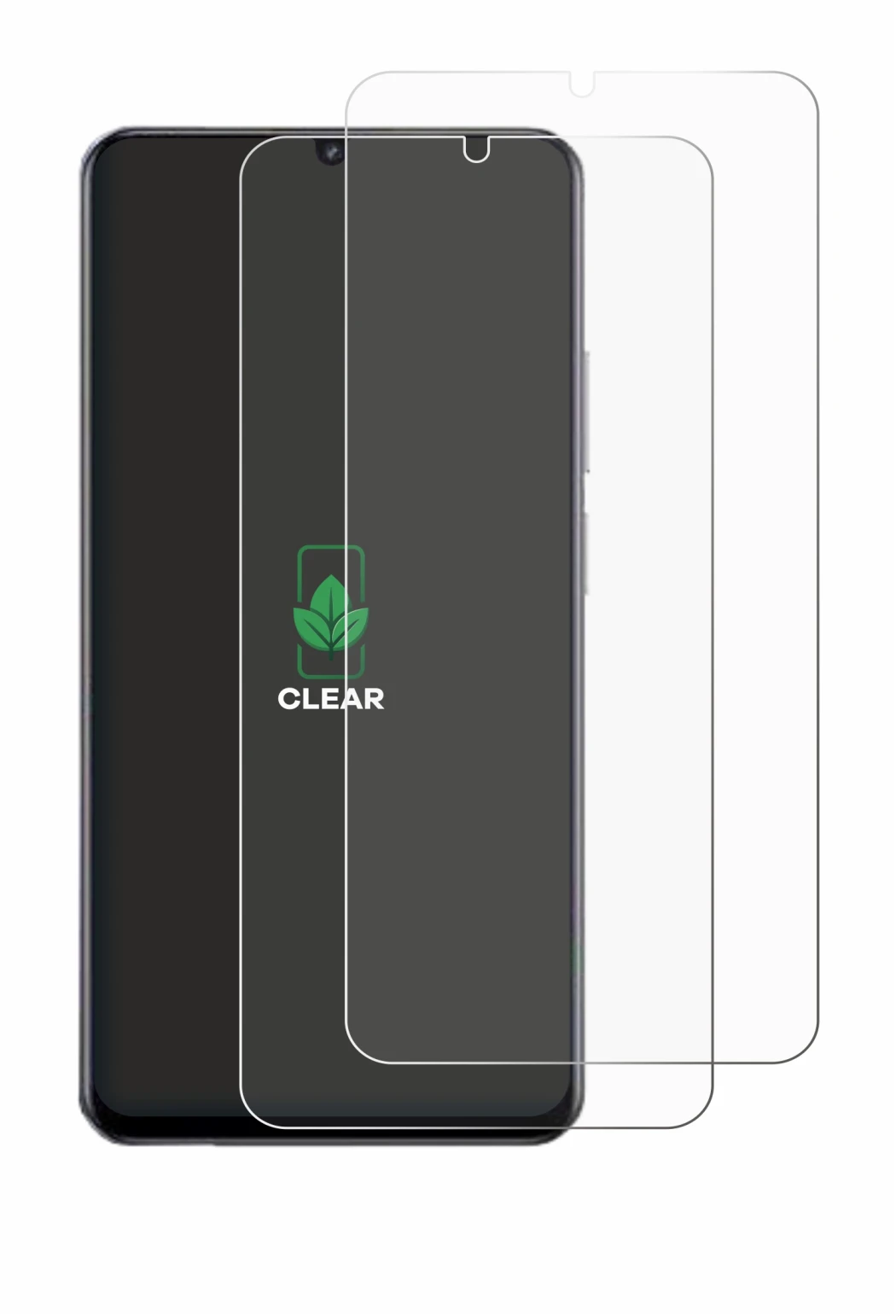 Image de l'appareil realme Note 70T avec une grande variété de protections d'écran.
