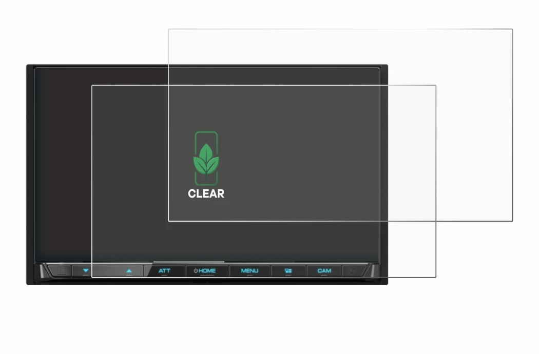 Image de l'appareil Kenwood DMX8021DABS avec une grande variété de protections d'écran.