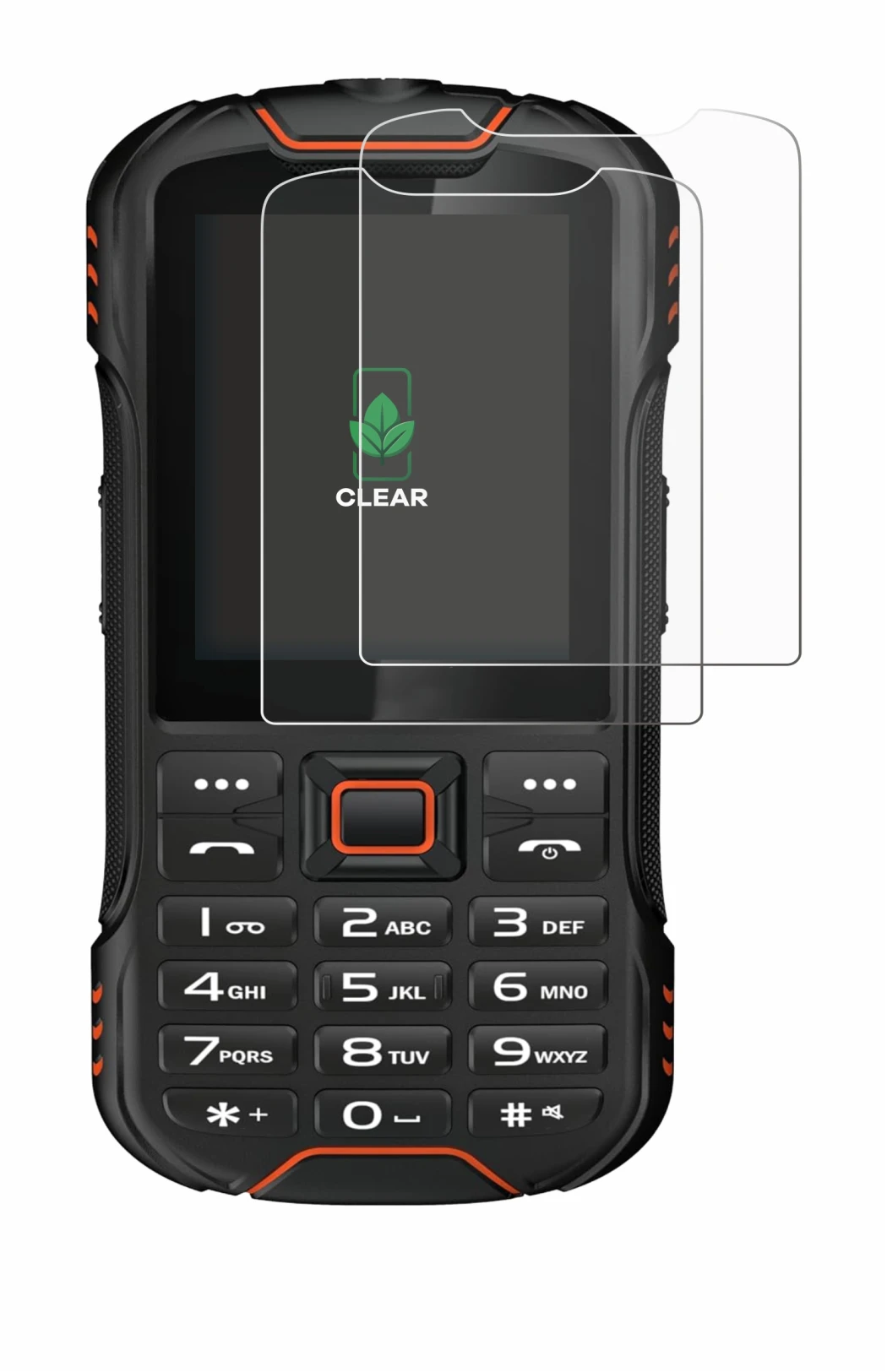 Image de l'appareil Gigaset GLX8 avec une grande variété de protections d'écran.